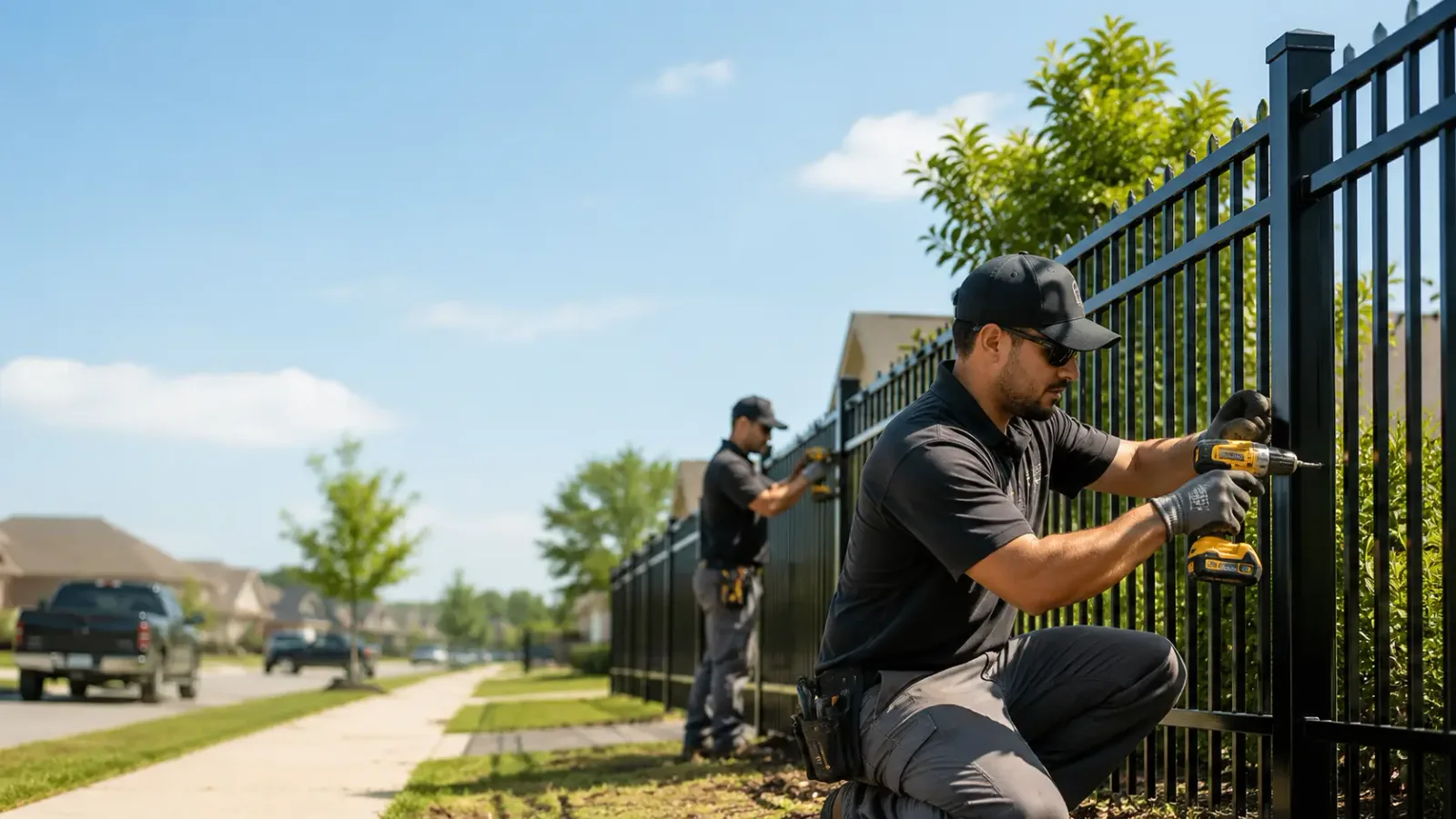 Metal Fence Installation in Aurora, NY